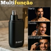 Kit Maquina De Cortar Cabelo Dragao Aparador Pelos De Nariz