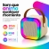 Caixa de Som Bluetooth 20W RGB com Microfone Sem Fio Karaokê Portátil USB TF AUX