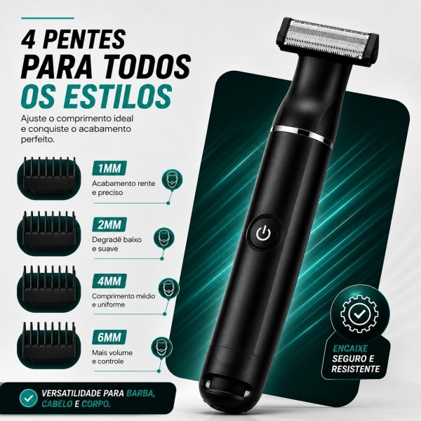 Aparador Pelos Íntimo Barbeador Depilador Corpo Prova D´agua