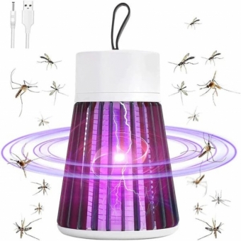 Lâmpada Mata Mosquitos Repelente Elétrico USB Ultravioleta