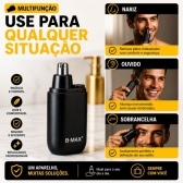 Máquina Cortar Cabelo 5w Led Barbeador 5w Aparador Pelos Preta/dragão