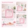 Dispenser Sabonete Líquido 300ml Quadrado Banheiro Cozinha - Rosa