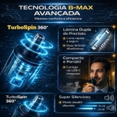 Kit Depilador Corporal Masculino Cerâmica 5W Aparador Nasal